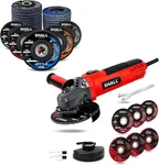 Shall 7.5amp Angle Grinder Tool 4-1/2 Inch And 24-pack Flap Disc 4-1/2" X 7/8". Fixed Price $83.45.
