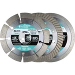 Silver 4 1 2 Inch Diamond Blade Variety Pack For Makita X Lock Angle Grinders. Fixed Price $47.99.