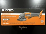 Ridgid 18v Brushless Cordless 4-1/2 In. Paddle Switch Angle Grinder R86047. Fixed Price $128.00.