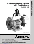 Delta 23-665 Grinder Owners Instruction Manual. Fixed Price $20.24.