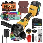 Ouba Cordless Angle Grinder For Dewalt 20v Battery Brushless W/flap Disc & Stand. Fixed Price $59.19.