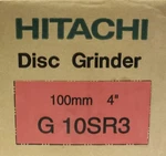Hitachi Koki G10sr3 100 Mm 4" Disc Grinder 110 Vac 10,000 Rpm. Fixed Price $45.00.