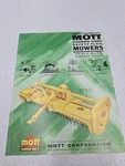 Mott Hammer Knife Heavy Duty Safety Flail Mowers Brochure. Fixed Price $14.95.