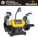 Woodskil Digital Display 3/4hp 8 In Variable Speed Bench Grinder With Work Light. Fixed Price $169.99.