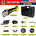 12000rpm Brushless Angle Grinder Set Power Cutting Tools W/ Discs Safety Design. Fixed Price $45.99.