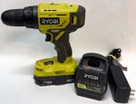 Ryobi One+ 18v - Cordless 1/2" Drill P215vn With 1.5ah Battery P189 & Charger. Fixed Price $39.99.