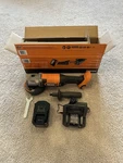 Ridgid 18v Cordless 4-1/2 In. Angle Grinder Kit + 4.0 Ah Battery+charger+handle. Fixed Price $120.00.