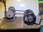Vintage General Bench Mount Pully Driven Grinder Cb-6a W/ Westinghouse Motor. Fixed Price $79.99.