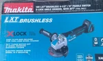 Makita Xlock 18volt Lxt Brushless 4-1/2 /5 Paddle Switch X-lock Angle Grinder. Fixed Price $119.95.