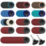 108pc 2 Inch Quick Change Sanding Discs Set With 1/4 Holder. Fixed Price $38.91.