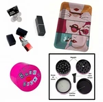 Burn Book Curated 5 Pc Sesh Kit Smoke Set Herb Grinder, Tray & Red Lipstick Pipe. Fixed Price $45.85.