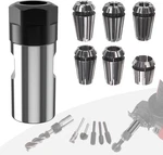 5/8"-11 Thread Angle Grinder Extension Shaft Set Electric Drill Conversion Colle. Fixed Price $48.75.