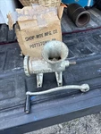 Chop Rite Pottstown Pa Cast Iron Meat Grinder #12 Sausage Mincer Table Mount. Fixed Price $43.17.