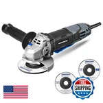 Hammerhead 6-amp 4-1/2 Inch Angle Grinder 3 Pcs Grinding Wheel Haag060. Fixed Price $58.76.