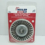 Weiler Vortec Pro Wire Wheel Stinger Bead Knot Extra Course 4" #36018. Fixed Price $16.75.