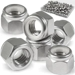 Vifmy 190 Pack 6#32 Nylon Insert Lock Nuts,304 #6-32, Pack, Polished. Fixed Price $18.99.
