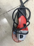 Milwaukee Corded Electric Angle Grinder Rotary/circular, Red Black Gray. Fixed Price $128.00.