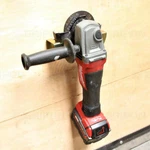 Gripon Angle Grinder Holder Tool Wall Mount Bracket For 5inch Gold Zinc. Fixed Price $14.96.