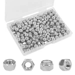 Yinpecly 190pcs #6-32 Nylon Insert Hex Lock Nuts,304 #6-32;190 Pcs, Silver. Fixed Price $10.73.