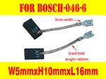 Carbon Brushes For Bosch Grinder 4mm Connector Gws 6-125 5 Inch Disk Angle 046. Fixed Price $6.20.