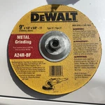 Dewalt Dw4954 A24r-bf 9 X1/4x5/8-11 Metal Cutting Wheel. Fixed Price $30.00.