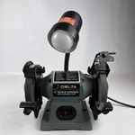 Delta 23-645 6 Bench Grinder W/ Flexible Work Light Tested Working. Fixed Price $127.49.