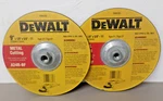 2 - Dewalt Dw4753 Type 27 Metal Cutting Grinding Wheels A24r-bf 9 X 1/8 5/8-11. Fixed Price $28.95.