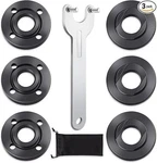 7pcs Angle Grinder Nut Flange Wrench, Premium Black, Silver. Fixed Price $8.44.