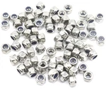 100pcs M3 X 0.5mm 304 Stainless Steel Self-lock Nylon Inserted Hex Silver. Fixed Price $11.10.