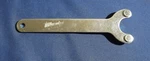 Milwaukee Grinder 49-96-7215 Spanner Wrench 2880-20 /fits Multiple Model. Fixed Price $11.45.