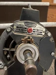 Craftsman Power Tool Motor 113-12010 115v 1/2hp Reversible Table Saw W/ Brackets. Fixed Price $120.00.