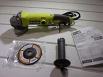 Ryobi 4-1/2" Angle Grinder W/ Wheel & Handle # Ag454. Fixed Price $39.00.