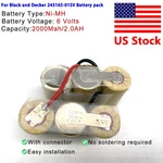 Battery For Dewalt Black & Decker 243165-01sv 243165-00 Gl600, Ds600, Gs500. Fixed Price $25.00.