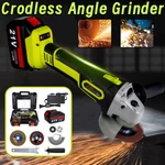 New Brushless 21v Angle Grinder Cordless Polishing Grinding Cutting Power Tool. Fixed Price $45.99.