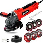 7.5amp 4-1/2 Inch 12000 Rpm Angle Grinder With 2 Guards, 3 Cutting Wheels, Dis. Fixed Price $65.99.
