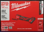 Milwaukee 18v Cordless Multi-tool Kit 2626-21 With Cp1.5 Battery And Charger New. Fixed Price $149.95.