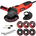 Shall 4-1/2 Inch 11000 Rpm Angle Grinder 4amp With 2 Guards 3 Cutting Discs. Fixed Price $45.33.