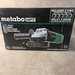 Metabo Hpt G12sr4 4-1/2 Inch Disc Grinder With Case And 5 Grinding Wheels. Fixed Price $79.99.