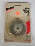 Disston Wire Wheel Brush 3" Fine 76mm 4218 Vintage Nos. Fixed Price $16.97.