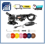Wet Polisher 800w, 4" Concrete Grinder With 6 Variable Speed And 7 Polishing Kit. Fixed Price $251.99.