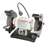 Shop Fox 8 Inch 3/4 Hp Variable-speed Grinder With Work Light. Fixed Price $225.00.