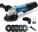 Dongcheng 9.2 Amp Power Angle Grinders, 4-1/2 In., 11800rpm, Tool-free Guard, El. Fixed Price $85.99.
