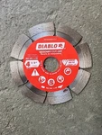 Diablo Diamond Blade Segmented Rim Masonry Cut Off 4-1/2" Ddd045seg101c. Fixed Price $8.00.