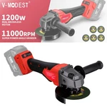 Cordless 4-1/2" To 5" Angle Grinder For Milwaukee M18 Battery Brushless 11000rpm. Fixed Price $43.99.