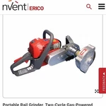 Erico Sbg144a Rail Grinder Gasoline Powered Rotary Portable Red Silver Black. Fixed Price $1000.00.