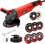 Shall Angle Grinder Tool 7.5amp 4-1/2 Inch, 6-variable-speed Grinders Power T.... Fixed Price $75.99.
