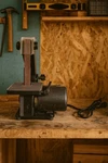 Central Machinery Belt Sander 1x30 Inch Tilting 0-45 With 5x5 Table 1/4 Hp. Fixed Price $82.24.