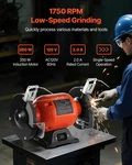 Bench Grinder 6-inch 250w 1750rpm Low-speed Table Grinders. Fixed Price $79.99.
