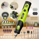 231pcs Mini Cordless Rotary Tool Usb Rechargeable 5 Speed Electric Grinder Pen. Fixed Price $23.89.