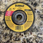Dewalt Dw4543 5" X 1/4" 7/8" General Purpose Metal Grinding Wheel. Fixed Price $10.00.
